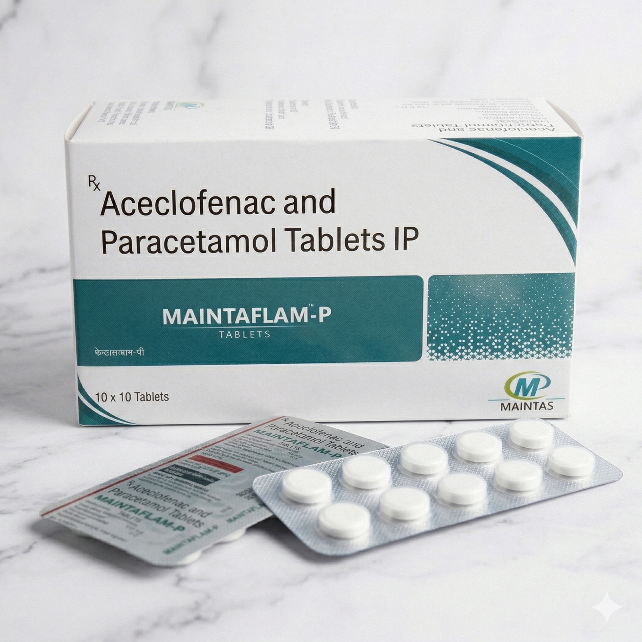 Aceclofenac and Paracetamol Tablets IP