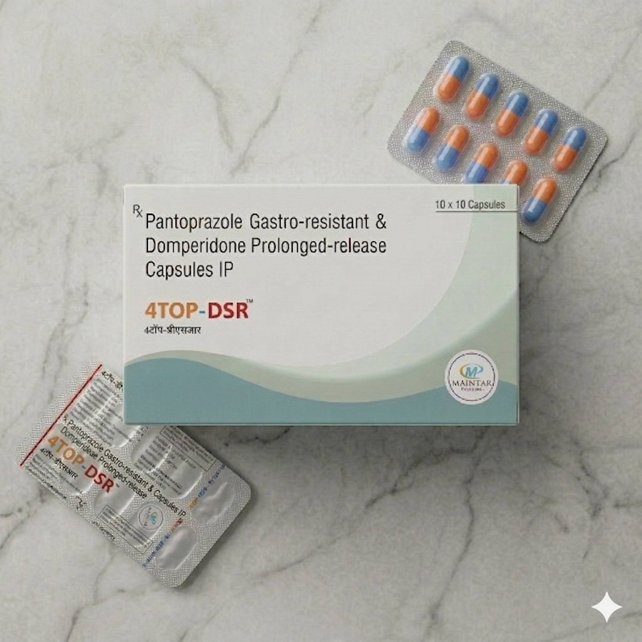 Pantoprazole Gastro-resistant & Domperidone Prolonged-release Capsules IP