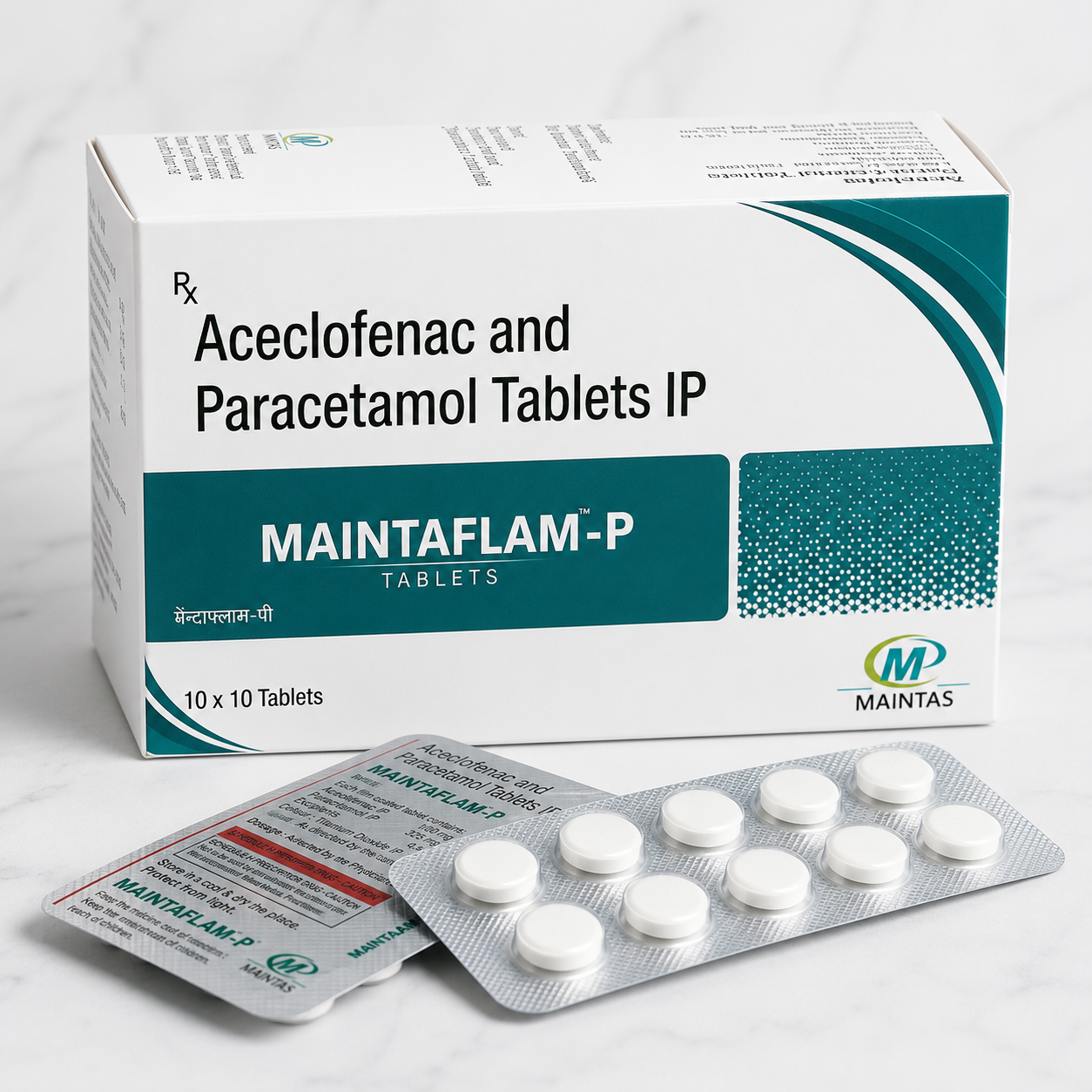 Aceclofenac and Paracetamol Tablets IP
