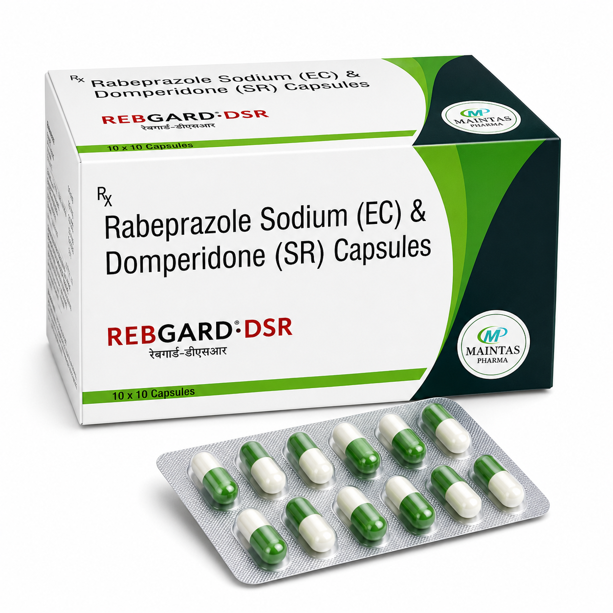 REBGARD-DSR Capsules (Rabeprazole Sodium EC & Domperidone SR Capsules)