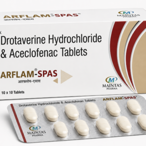 ARFLAM-SPAS Tablets (Drotaverine Hydrochloride & Aceclofenac Tablets)