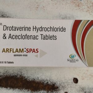 ARFLAM-SPAS Tablets (Drotaverine Hydrochloride & Aceclofenac Tablets)